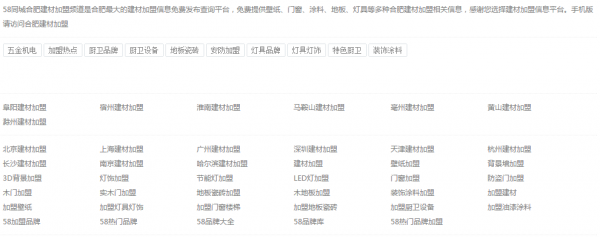 招商加盟网站SEO优化怎样写好内容这一关