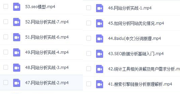 某知名学院内部SEO培训VIP课程，原价3899元！